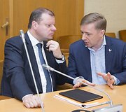 Saulius Skvernelis ir Ramūnas Karbauskis