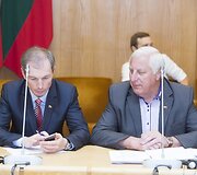 Saulius Skvernelis dalyvavo Lietuvos valstiečių ir žaliųjų sąjungos frakcijos posėdyje