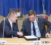 Saulius Skvernelis dalyvavo Lietuvos valstiečių ir žaliųjų sąjungos frakcijos posėdyje