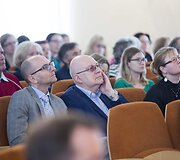 Lietuvos edukologijos universitete vyko susitikimas su Vilniaus universiteto rektoriumi prof. Artūru Žukausku