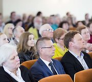 Lietuvos edukologijos universitete vyko susitikimas su Vilniaus universiteto rektoriumi prof. Artūru Žukausku