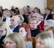 Lietuvos edukologijos universitete vyko susitikimas su Vilniaus universiteto rektoriumi prof. Artūru Žukausku