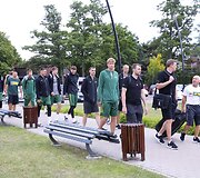 Palangoje vyko pirmoji vyrų rinktinės treniruotė