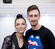 Simona Burbaitė su draugu 