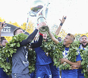 Kauno &bdquo;Stumbro&ldquo; futbolininkai &scaron;venčia pergalę LFF taurės turnyro finale