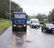 Eismo incidentas trečiadienį Vilniuje, T.Narbuto g. įkalnėje