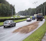 Eismo incidentas trečiadienį Vilniuje, T.Narbuto g. įkalnėje