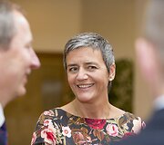 Saulius Skvernelis susitiko su Europos Sąjungos konkurencijos komisare Margrethe Vestager
