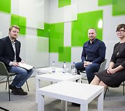 15min studijoje &ndash; pokalbis apie audioknygą &bdquo;Kiborgų žemė&ldquo;