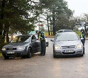 Paskutinį spalio sekmadienį policija Vilniuje surengė reidą