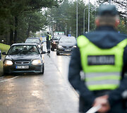 Paskutinį spalio sekmadienį policija Vilniuje surengė reidą