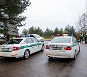 Paskutinį spalio sekmadienį policija Vilniuje surengė reidą