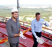 Linas Kleiza ir Artūras Zuokas