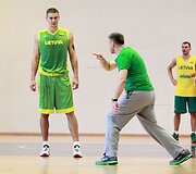 Treniruotės akimirka