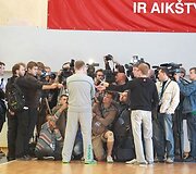Treniruotės akimirka