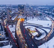 Sostinę sukaustė spūstys