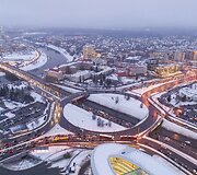 Sostinę sukaustė spūstys