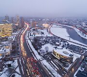 Sostinę sukaustė spūstys