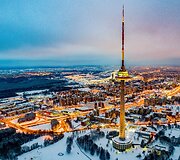 Gimtadienį &scaron;venčiančio Vilniaus vaizdai
