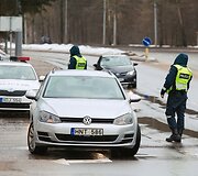 Vilniaus kelių policijos reidas Lizdeikos gatvėje