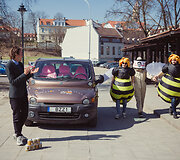 &bdquo;CityBee&ldquo; pristatė Lietuvoje retai sutinkamą automobilį &bdquo;Fiat Multipla&ldquo;