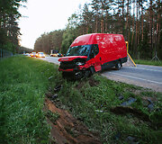 Trijų automobilių avarija Trakų rajone: 1,84 promilės girtumas ir du žmonės ligoninėje