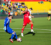 Baltijos futbolo taurės rungtynės: Lietuva - Latvija. 