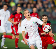 Baltijos futbolo taurės rungtynės: Lietuva - Latvija. 