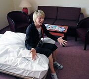 I.Krakoviak rengėsi eiti pusryčių
