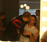 Krep&scaron;ininkų fotosesija su vaikais