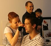Krep&scaron;ininkų fotosesija su vaikais