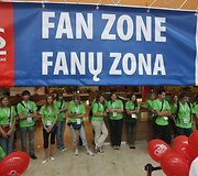 Lietuvos a&scaron;tuoniolikmečiai krep&scaron;ininkai ir fanų zonos pristatymas