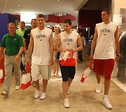 Lietuvos a&scaron;tuoniolikmečiai krep&scaron;ininkai ir fanų zonos pristatymas