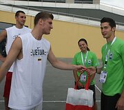 Lietuvos a&scaron;tuoniolikmečiai krep&scaron;ininkai ir fanų zonos pristatymas