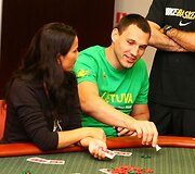 Pokerio turnyro akimirka