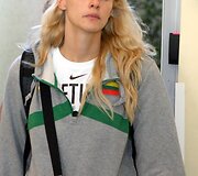 Lietuvos moterų krep&scaron;inio rinktinė Vilniaus oro uoste