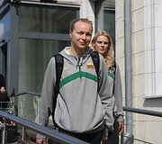 Lietuvos moterų krep&scaron;inio rinktinė Vilniaus oro uoste