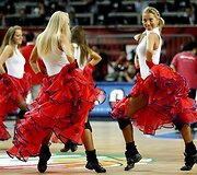 Ispanijos ir Argentinos rungtynių akimirka