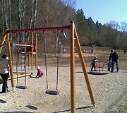 Vilniečiai poilsiauja prie Žaliųjų ežerų
