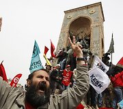 Stambulo protestuotojai