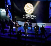 Eurolygos sezono lyderių pagerbimo ceremonijos akimirka