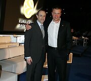 Eurolygos sezono lyderių pagerbimo ceremonijos akimirka