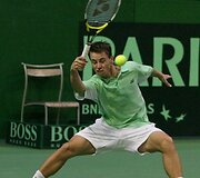 Ričardas Berankis pirmame mače 6:1, 6:3, 6:1 įveikė George'ą Khrikadze