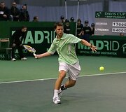 Ričardas Berankis pirmame mače 6:1, 6:3, 6:1 įveikė George'ą Khrikadze
