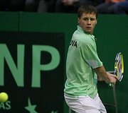 Ričardas Berankis pirmame mače 6:1, 6:3, 6:1 įveikė George'ą Khrikadze