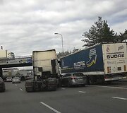 Įvykio vietoje Gariūnų gatvėje