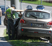 &bdquo;Nissan Qashqai&ldquo; įvykio vietoje