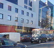 Spūstis įvykio vietoje &Scaron;eimyni&scaron;kių gatvėje