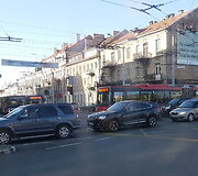 Spūstis įvykio vietoje &Scaron;eimyni&scaron;kių ir Kalvarijų gatvių sankryžoje