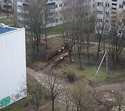 Aplinkos renovacija Žirmūnų ir Minties g.